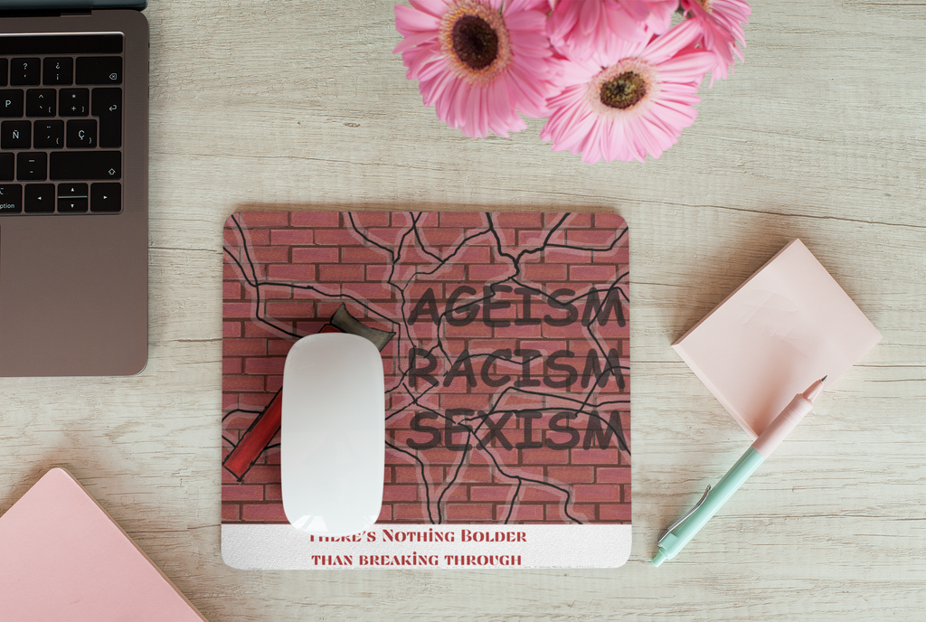 Whether working hard or simply browsing, our 9x7 inch mouse pads are the perfect pop of inspiration for your desk.