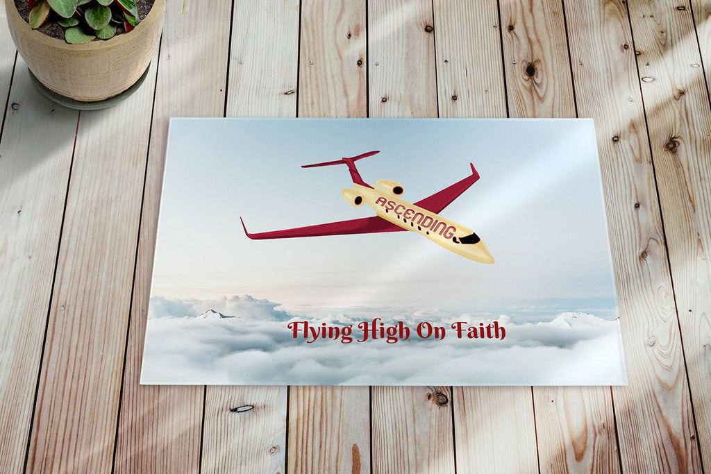 There's nothing like an inspirational quote area rug to give life to your space. This 24x36 beauty will add a beautiful reminder to any room in your home to trust your faith.