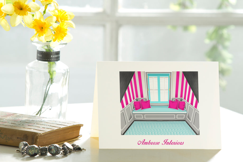 The Interior Designer - Set of 50 Personalized Note Cards