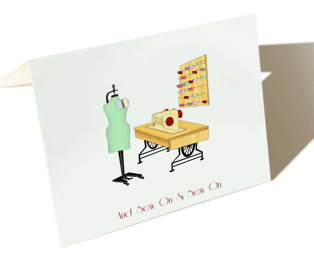 And Sew On And Sew On - Set of 6 Cards