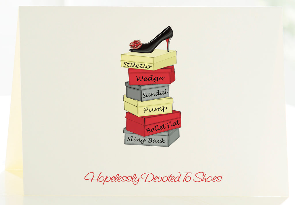 Hopelessly Devoted To Shoes - Set of 6 cards