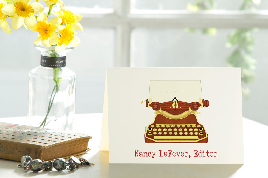 The Editor - Set of 50 Personalized Note Cards