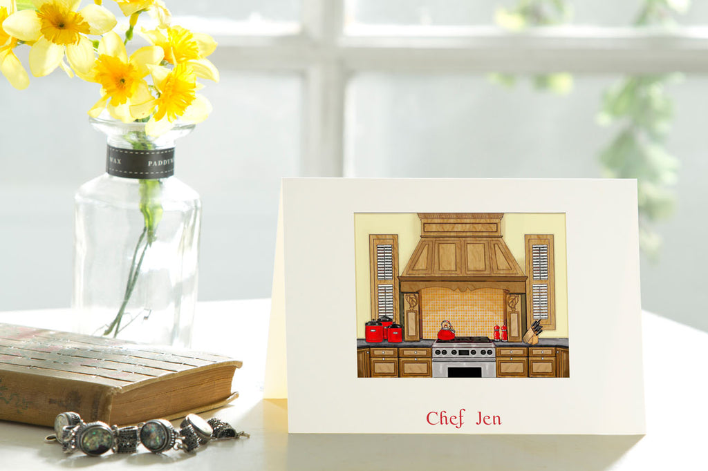 Top Chef - Set of 50 Personalized Note Cards