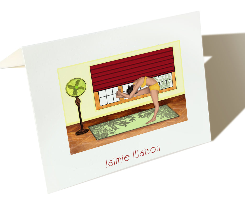 The Yogi - Set of 25 Personalized Note Cards