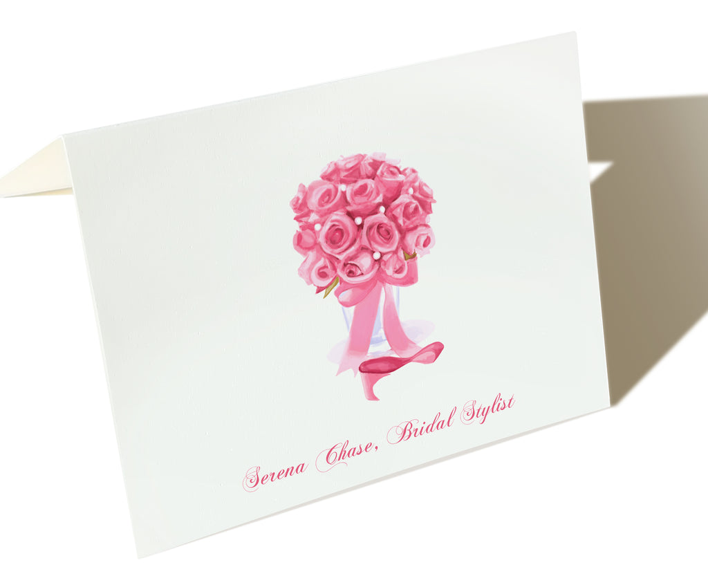 The Wedding Industry Pro - Set of 50 Personalized Note Cards