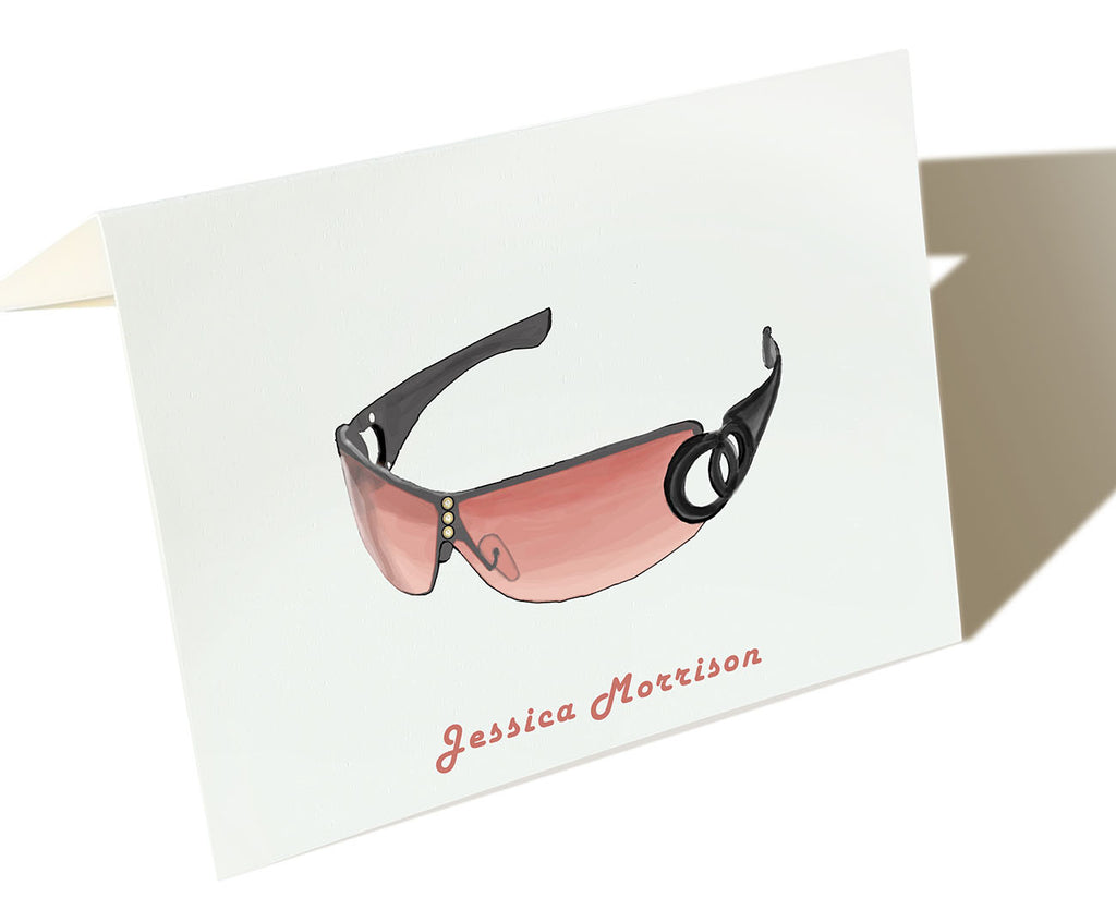 Sunglasses - Set of 25 Personalized Note Cards